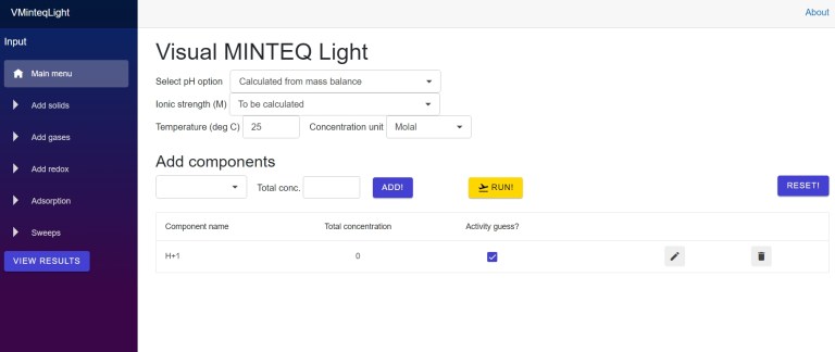 Visual Minteq Light Visual Minteq